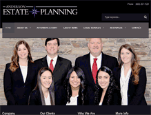 Tablet Screenshot of andersonestateplanning.com